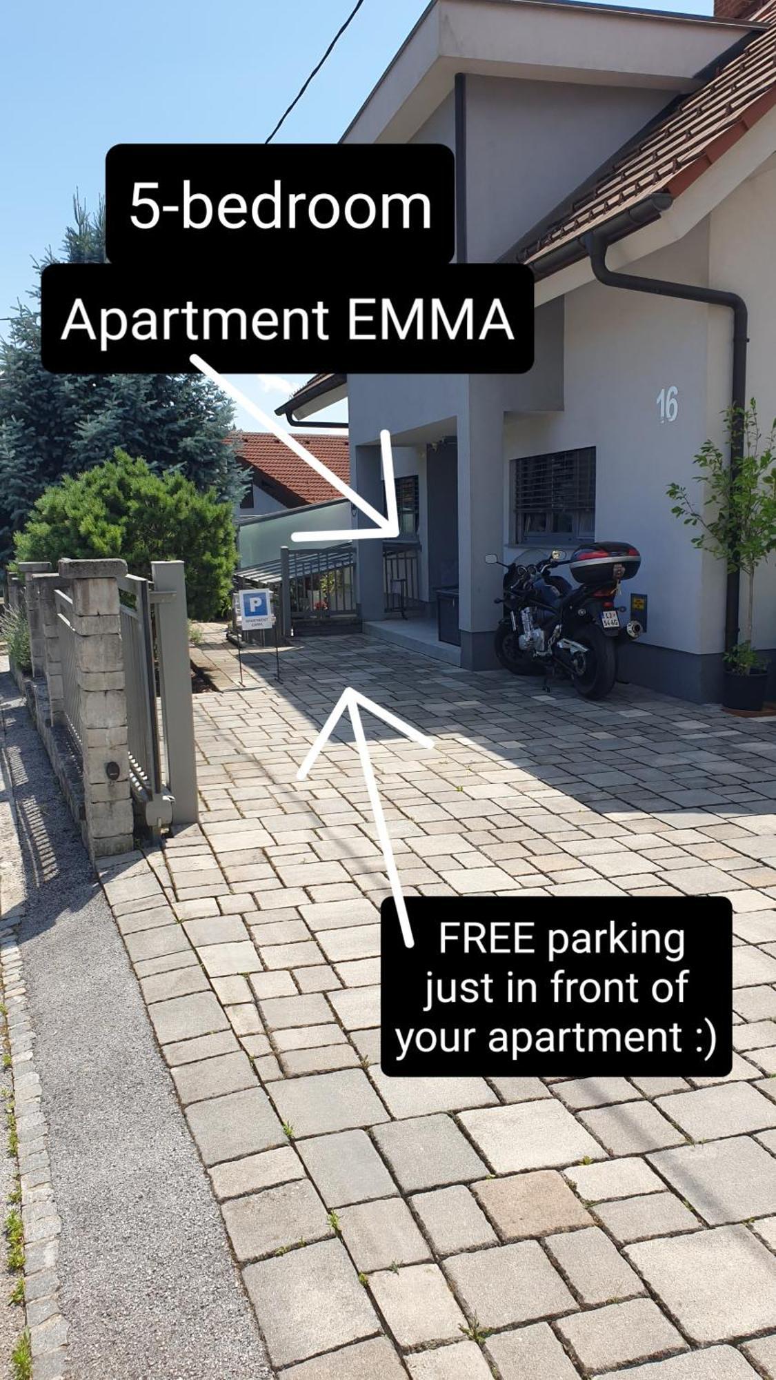 Apartment Emma Ljubljana - Free Parking, Ac, Wifi מראה חיצוני תמונה